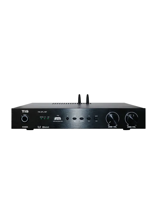 [TIS-2PL-WF] "1 Main Zone  Wi-Fi Audio Player  with 2 Volume Controlled Zone"
