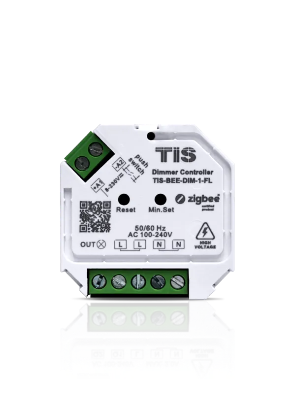 1 channel universal dimmer module 
(Can works without the needs of N neutral connection)
Zigbee Protocol