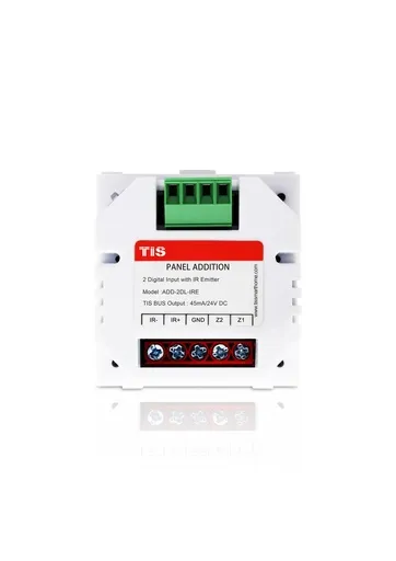 Panel Addition  2 Zone input + IR Emitter