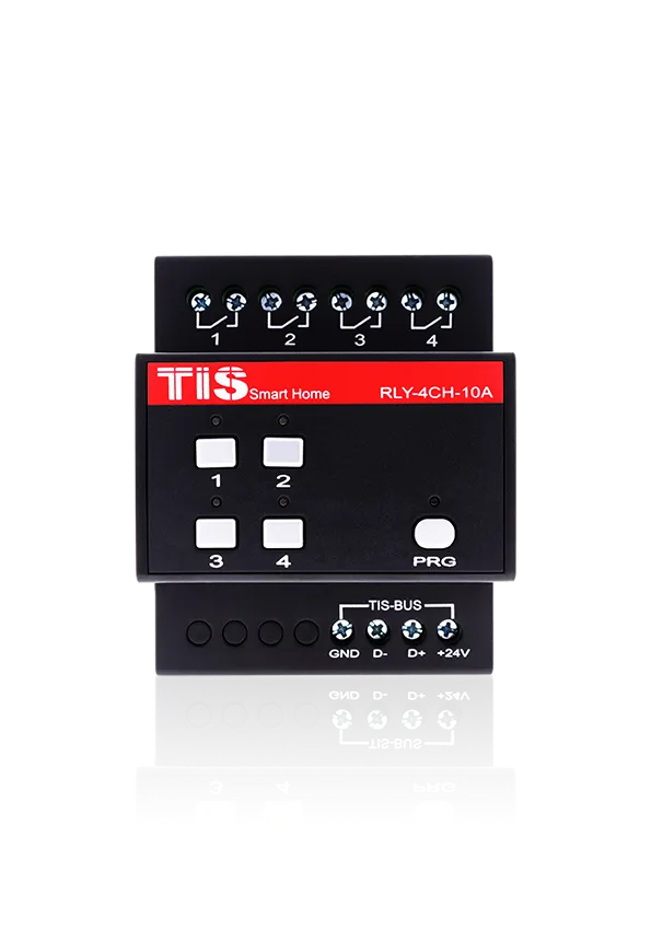 Relay 4 ch 10A with motor shutter function - EU