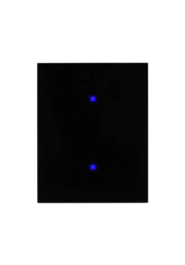 [VEN-2S-Bus Black] Venera Bus 2 Gang Switch with 2 relays (Black)